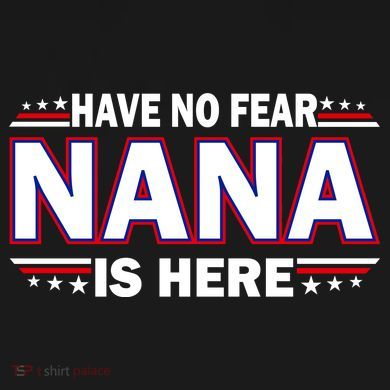 Have No Fear Nana Is Here Cropped Pullover Crew