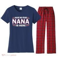 Have No Fear Nana Is Here Women's Flannel Pajama Set thumb 0