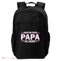 Have No Fear Papa Is Here Backpack thumb 0