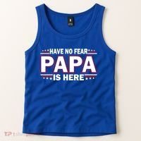 Have No Fear Papa Is Here Tank Top thumb 2