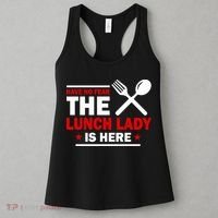 Have No Fear The Lunch Lady Is Here Women's Tank Top thumb 3