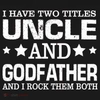 Have Two Titles Uncle And Godfather I Rock Them Both Backpack thumb 2