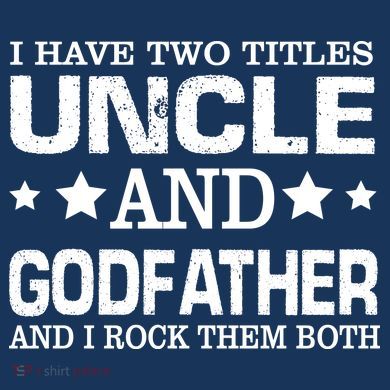 Have Two Titles Uncle And Godfather I Rock Them Both Flat Bill Trucker Hat