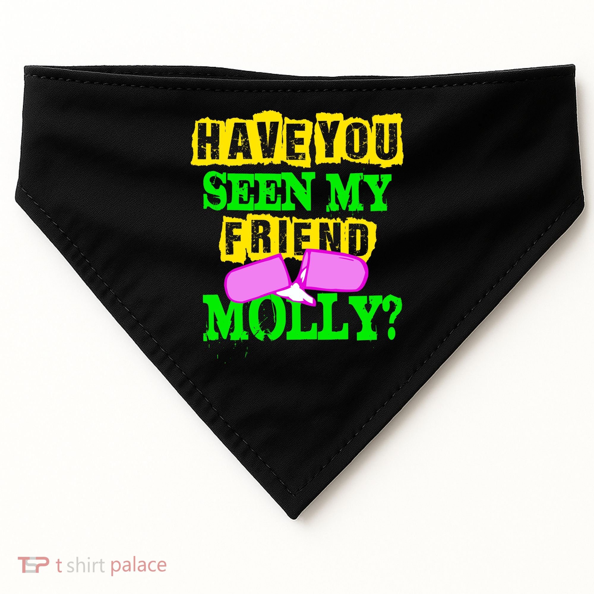 Have You Seen My Friend Molly USA-Made Doggie Bandana