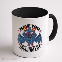 Have You Vaccinated Bat Coffee Mug thumb 1