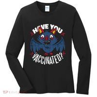 Have You Vaccinated Bat Women's Long Sleeve Shirt thumb 0