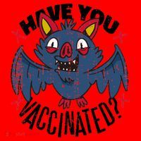 Have You Vaccinated Bat Santa Hat thumb 1