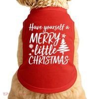 Have Yourself A Merry Little Christmas Doggie Tank thumb 0