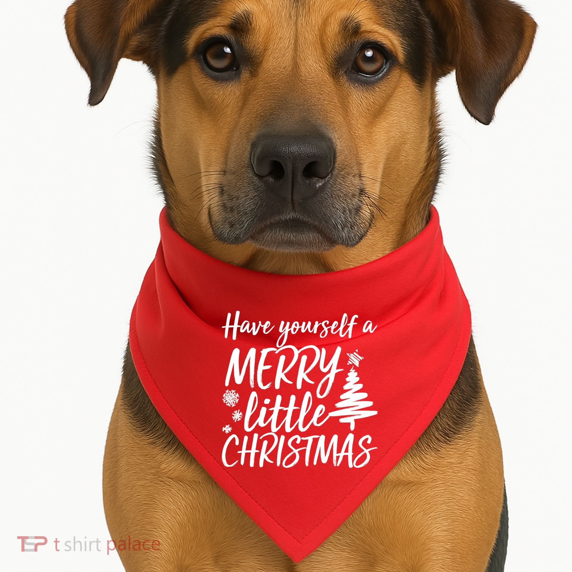 Have Yourself A Merry Little Christmas USA-Made Doggie Bandana