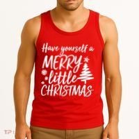 Have Yourself A Merry Little Christmas Tank Top thumb 3