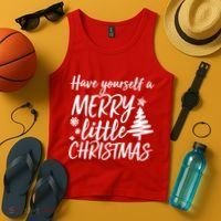 Have Yourself A Merry Little Christmas Tank Top thumb 4