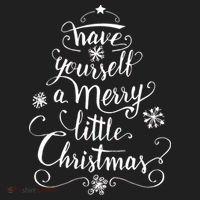 Have yourself a merry little Christmas graphic Beanie thumb 2