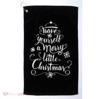 Have yourself a merry little Christmas graphic Golf Towel thumb 0