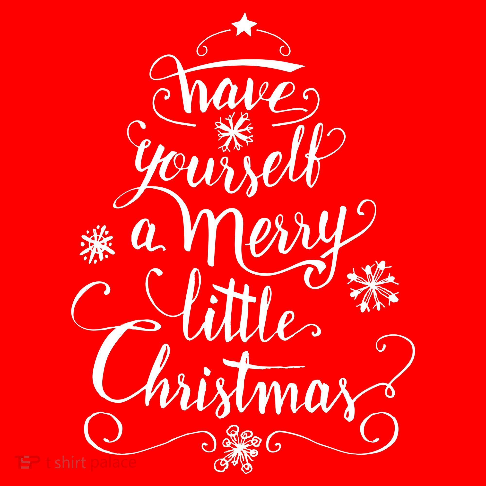 Have yourself a merry little Christmas graphic Mousepad