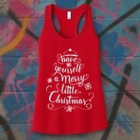 Have yourself a merry little Christmas graphic Women's Tank Top thumb 3