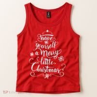 Have yourself a merry little Christmas graphic Tank Top thumb 2