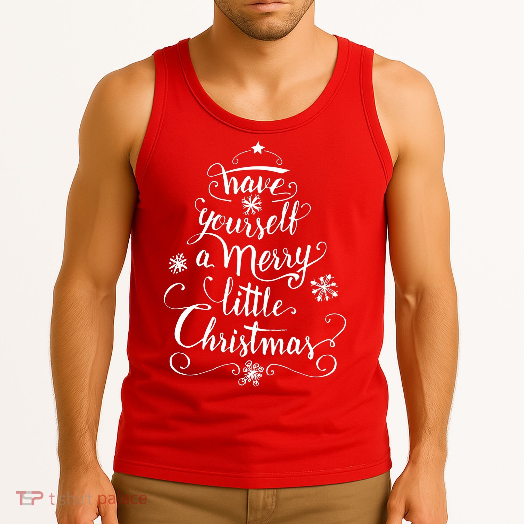 Have yourself a merry little Christmas graphic Tank Top