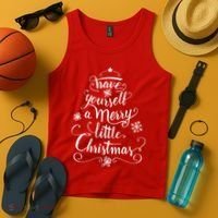 Have yourself a merry little Christmas graphic Tank Top thumb 4