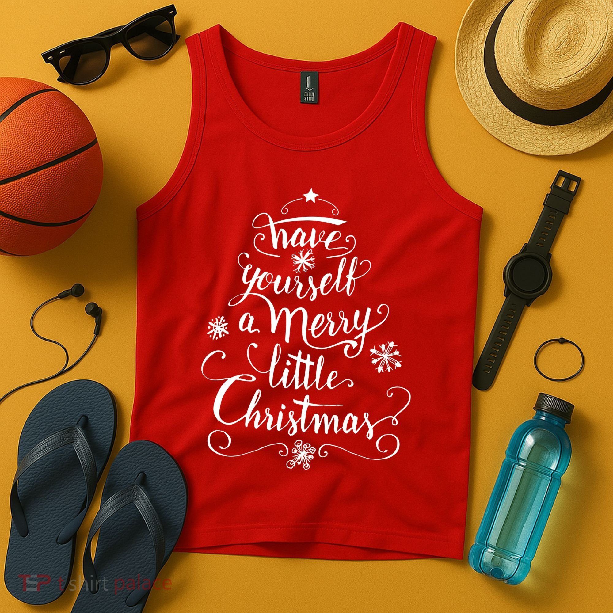 Have yourself a merry little Christmas graphic Tank Top
