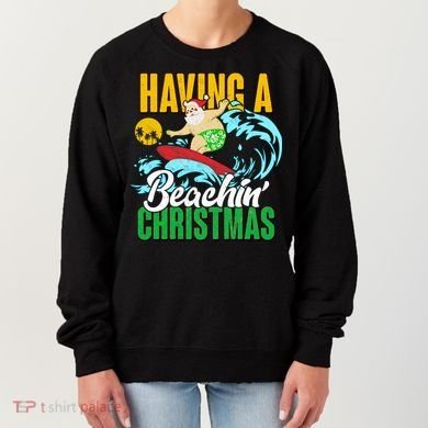 Having A Beachin' Christmas Women's Sweatshirt