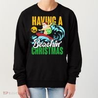 Having A Beachin' Christmas Women's Sweatshirt thumb 0