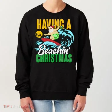 Having A Beachin' Christmas Women's Sweatshirt