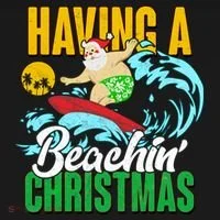 Having A Beachin' Christmas Bucket Hat thumb 4