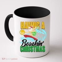 Having A Beachin' Christmas Coffee Mug thumb 0