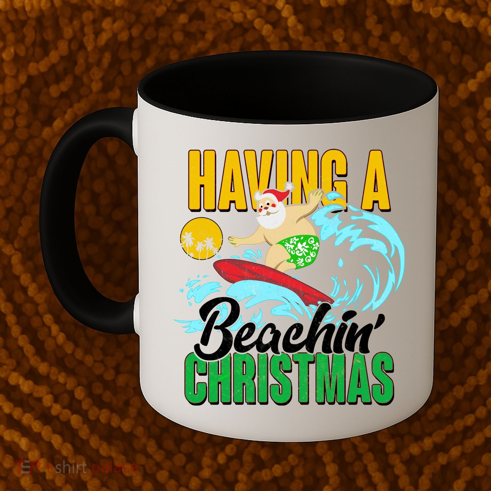 Having A Beachin' Christmas Coffee Mug