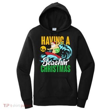 Having A Beachin' Christmas Women's Hoodie