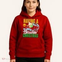 Having A Beachin' Christmas Hoodie thumb 5