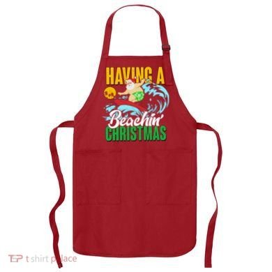Having A Beachin' Christmas Apron