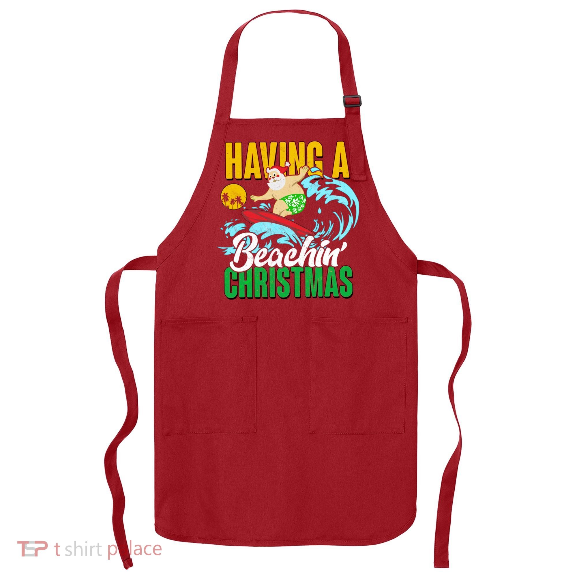 Having A Beachin' Christmas Apron