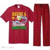 Having A Beachin' Christmas Pajama Set thumb 0