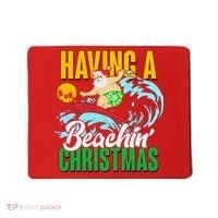 Having A Beachin' Christmas Mousepad thumb 0