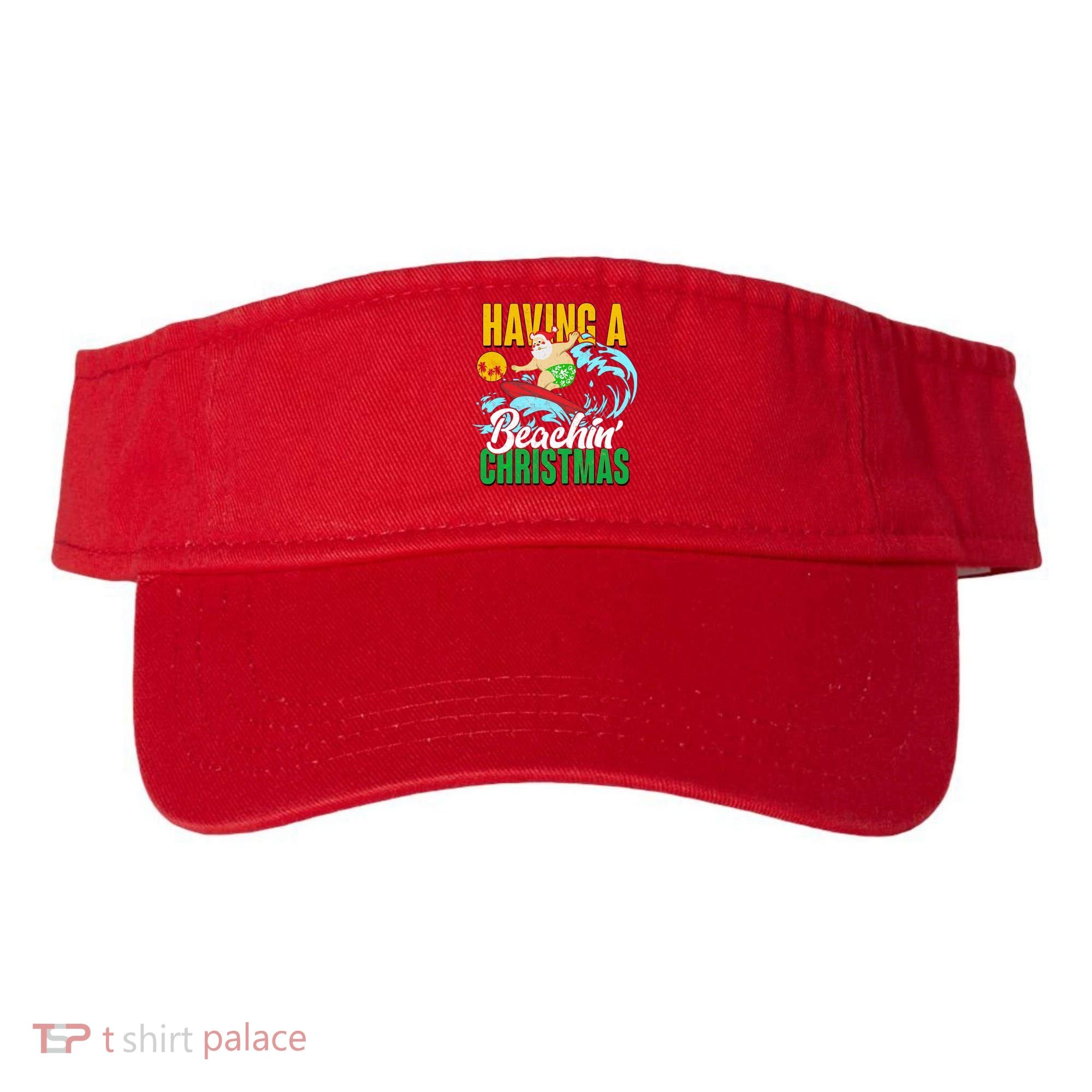 Having A Beachin' Christmas Visor