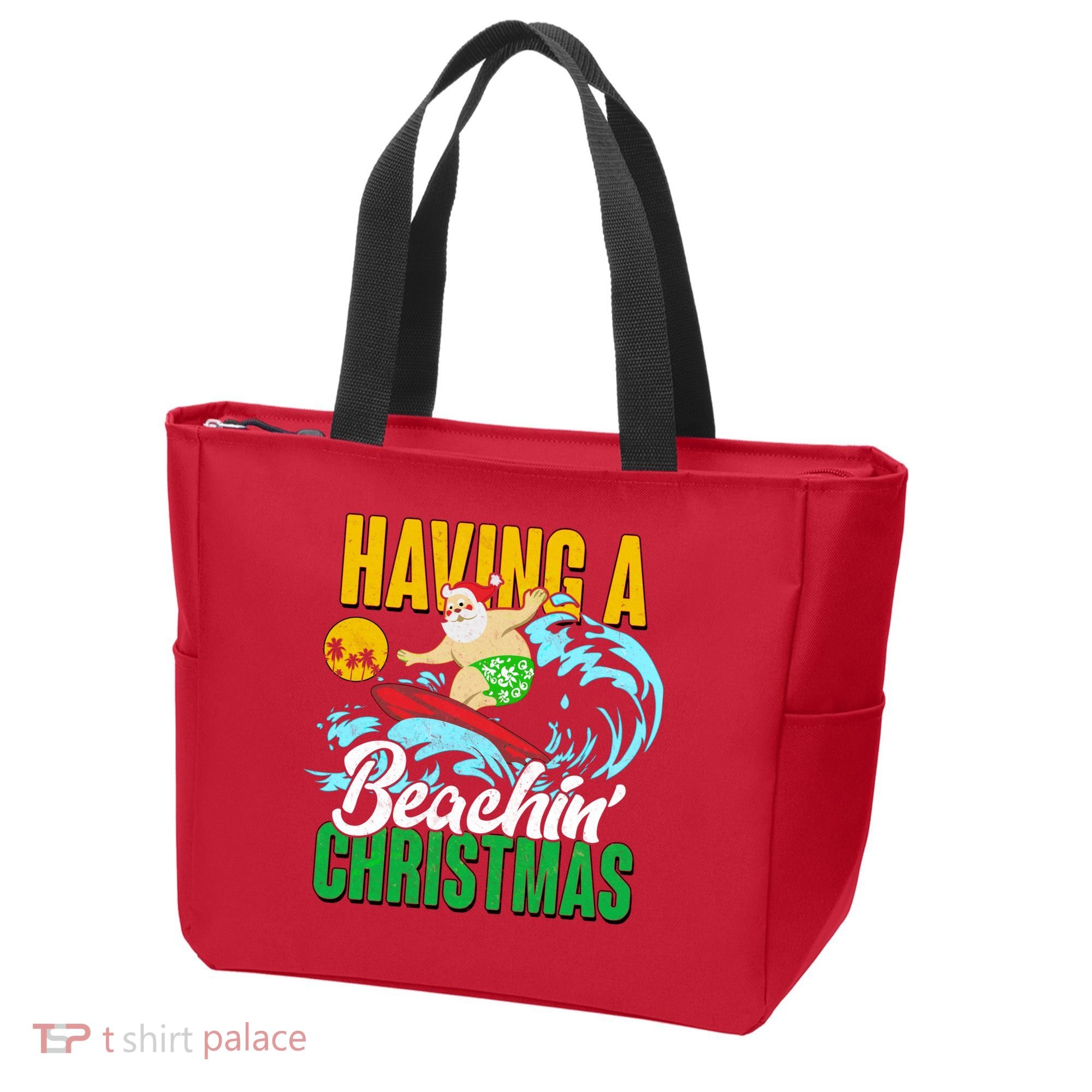 Having A Beachin' Christmas Tote Bag