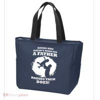 Having Kids Doesn't Make You A Father Raising Them Does Tote Bag thumb 3