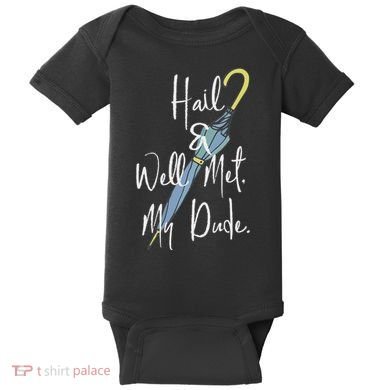 Hail And Well Met My Dude Umbrella Baby Bodysuit