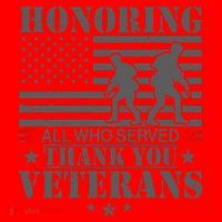 Honoring All Who Served Thank You Veterans Day Us Veteran Santa Hat thumb 1