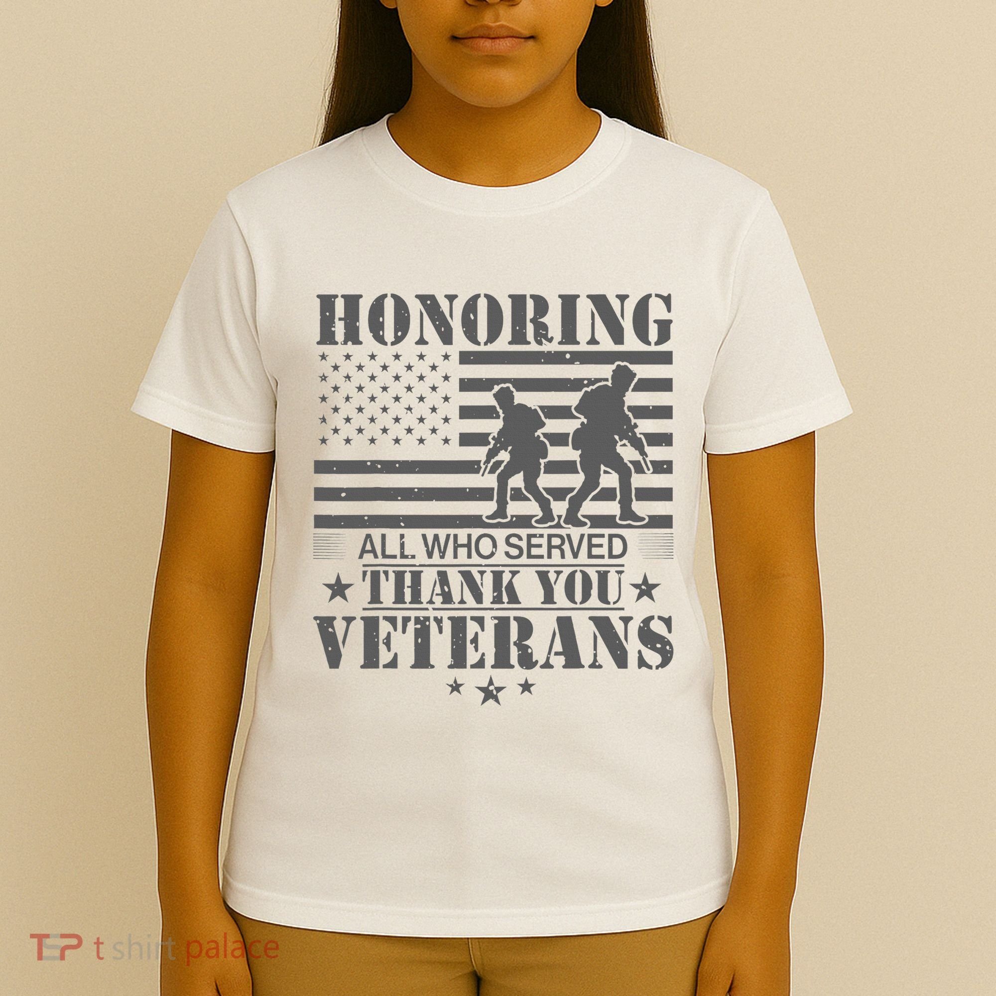 Honoring All Who Served Thank You Veterans Day Us Veteran T-Shirt