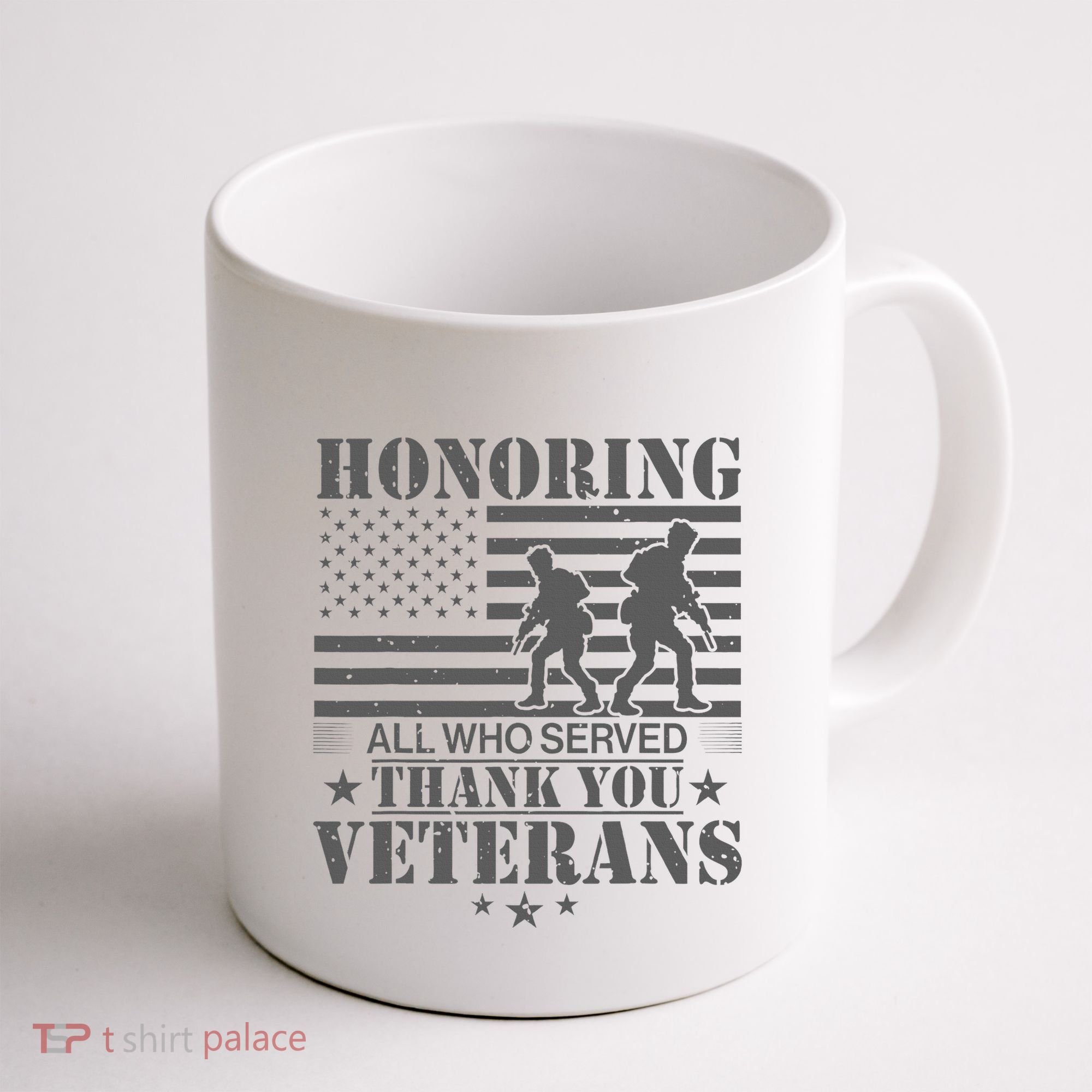 Honoring All Who Served Thank You Veterans Day Us Veteran Coffee Mug