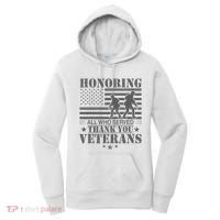 Honoring All Who Served Thank You Veterans Day Us Veteran Women's Hoodie thumb 0