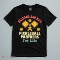 Husband And Wife Pickleball Partners For Life T-Shirt thumb 5