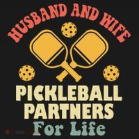 Husband And Wife Pickleball Partners For Life Women's Hoodie thumb 2