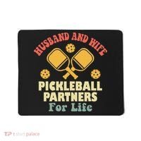 Husband And Wife Pickleball Partners For Life Mousepad thumb 0