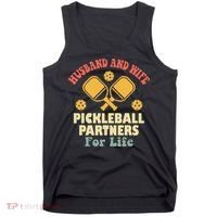 Husband And Wife Pickleball Partners For Life Tank Top thumb 0