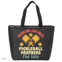 Husband And Wife Pickleball Partners For Life Tote Bag thumb 0
