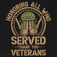 Honoring All Who Served Thank You Veterans Day Us Veteran Backpack thumb 2