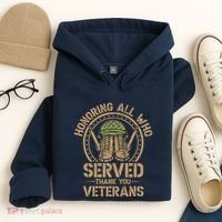 Honoring All Who Served Thank You Veterans Day Us Veteran Hoodie thumb 4